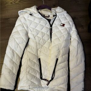 Tommy Hilfiger white puffer jacket